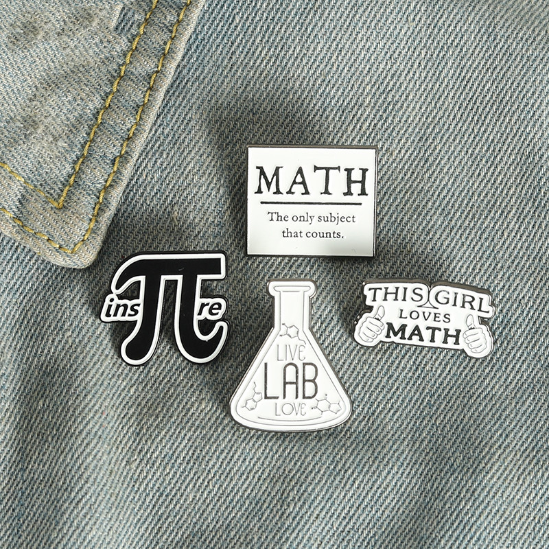 Science Buddies - Groothandel Gift Wiskunde Emaille Pin Wiskunde