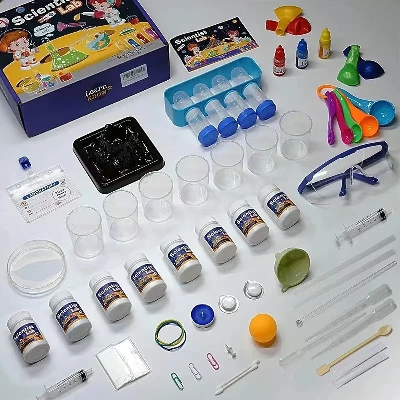 Chemistry Set Beginner - Montessori speelgoedset, wetenschappelijk laboratorium voor kinderen,