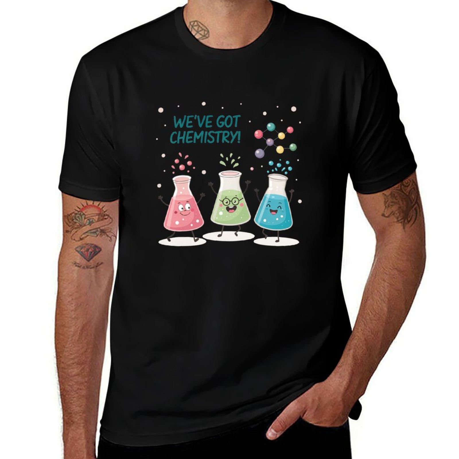 Science Buddies - Science Beaker Buddies T-shirt Lichtgewicht wandel-T-shirt