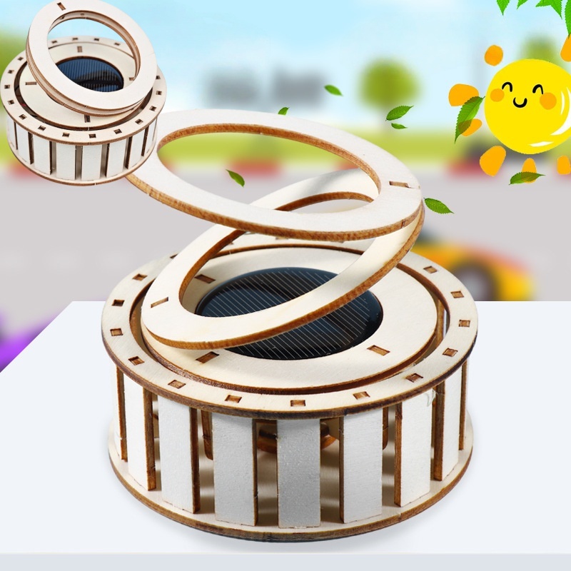 1 PCS DIY Solar Double Ring Ma - Science Toys Diy recensie en prijs